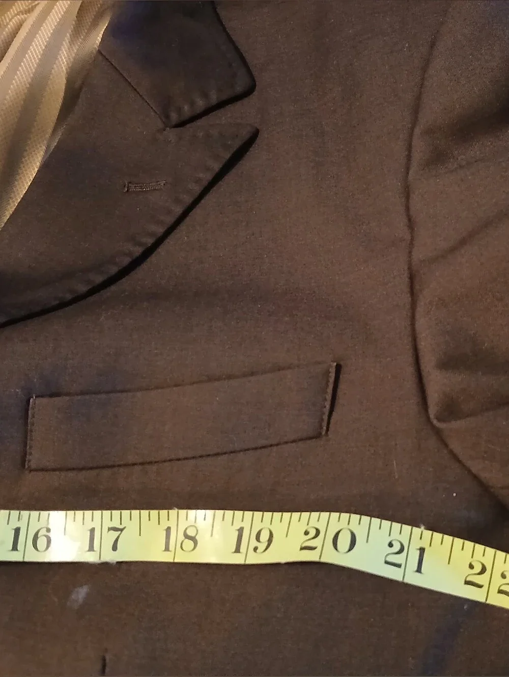 Steve Harvey Tv Collection Men's 42L Brown Single-Breasted Suit Jacket. FF#474